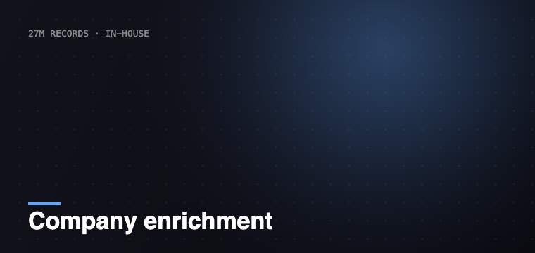 Company enrichment